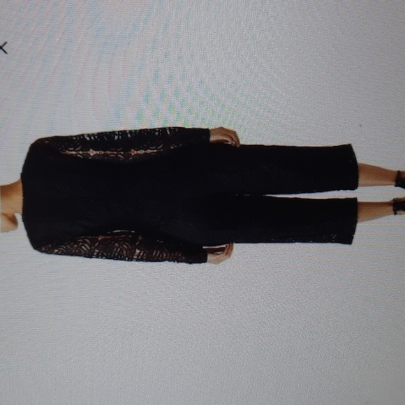 Tularosa City jumpsuit black lace extra small - Picture 2 of 16